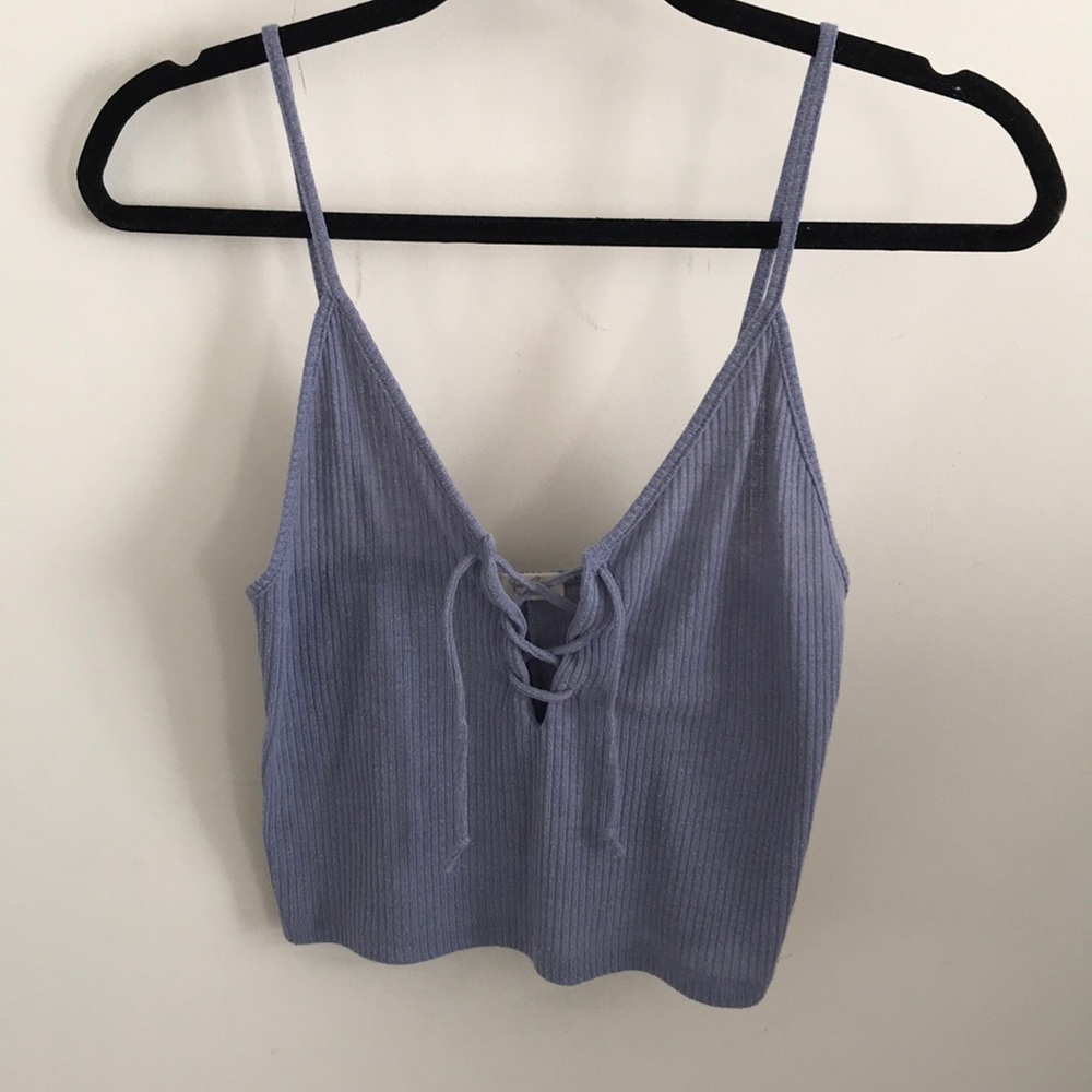 SOLD- Pacsun Blue Croptop